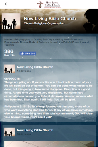 New Living Bible Church Screen 2