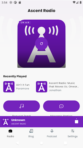Ascent Radio Screenshot 1 - AppWisp.com