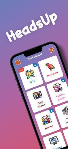 Android application HeadsUp - Charades Party Game screenshort
