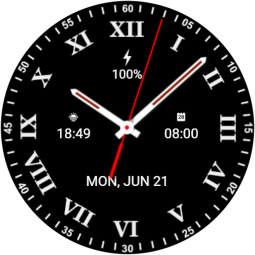 Classic Analogue Watch Face