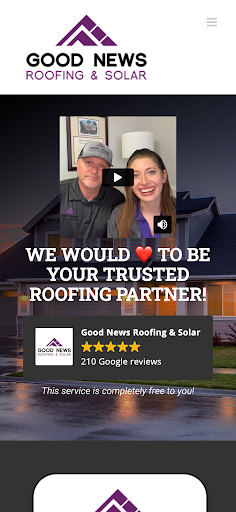 Android application Good News Roofing Partners App screenshort