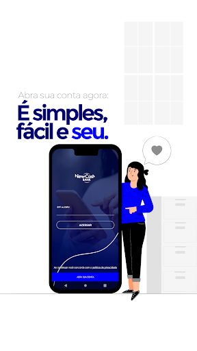 Android application NewCash Bank screenshort
