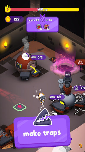 Android application Treasure Defense: Trap Tactics screenshort