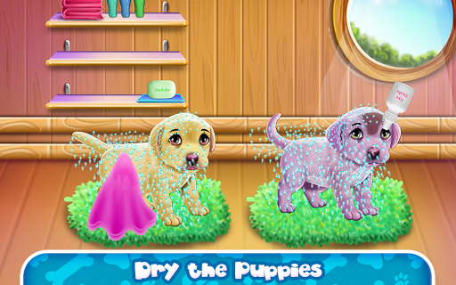 Labrador Quadruplets Caring Screen 3