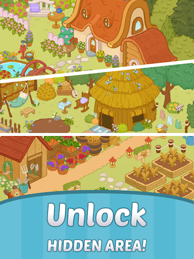 Merge Cartoon : Renovate Town - Puzzle - games