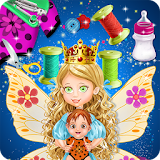 Fairy Newborn Baby Games icon