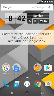 Retro Clock Widget