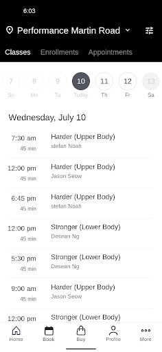 Active Fitness - Singapore Screen 2
