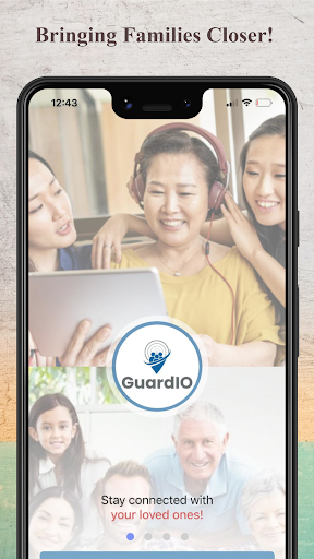 GuardIO - Family Locator App Screen 2