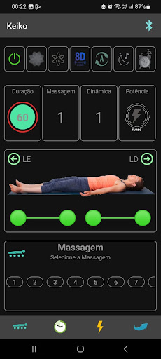 Android application Keiko BTvibro screenshort