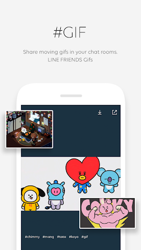 Line Friends キャラクター 壁紙 Gif画像 Google Play のアプリ