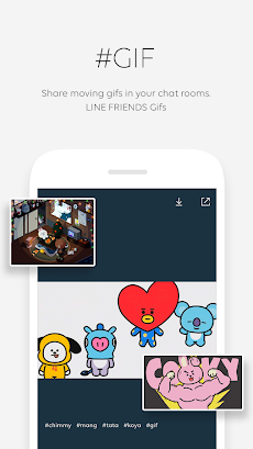 Line Friends キャラクター 壁紙 Gif画像 Androidアプリ Applion