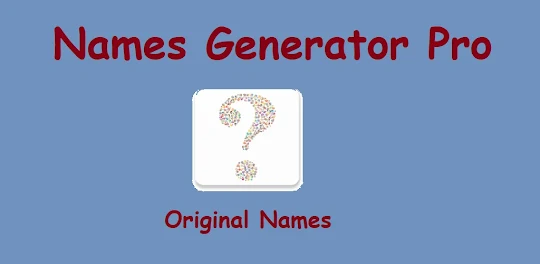 Names Generator Pro