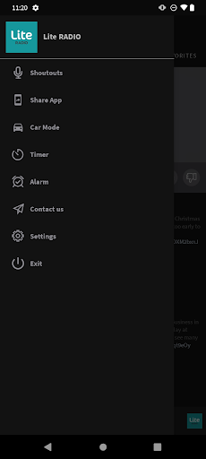 Android application Lite RADIO screenshort
