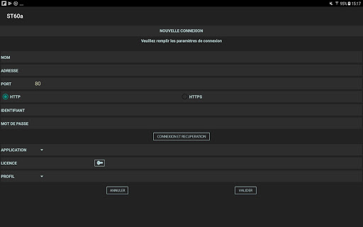 Android application ST60a screenshort