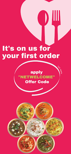Android application Netfoodish: Food Delivery screenshort