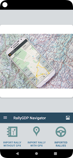 RallyGDP Navigator Screen 2