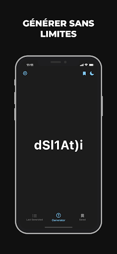 Aperçu de l'application
