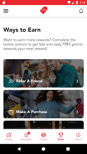Consignment Originals Rewards Screen 2
