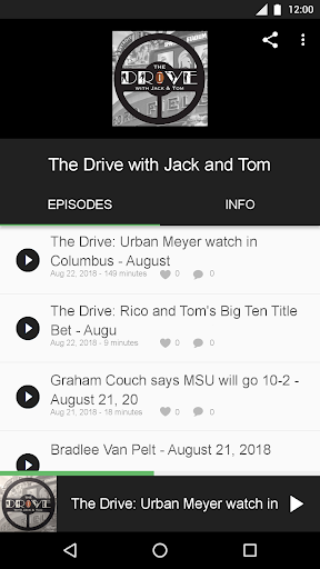 Android application The Drive with Jack screenshort