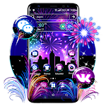 Cover Image of Tải xuống NewYear Fireworks Theme  APK