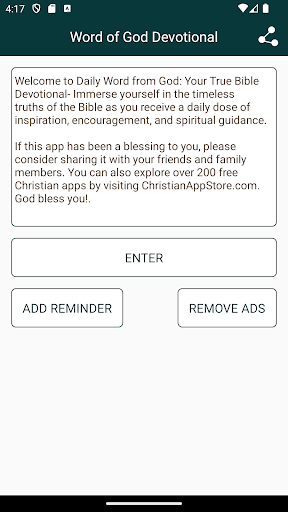 Daily Word of God Devotional Screen 2