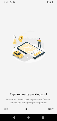 Android application DC Parking screenshort
