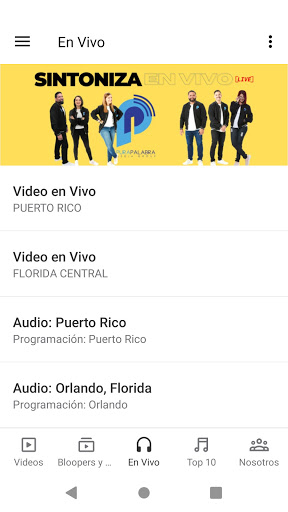 Pura Palabra Screen 2