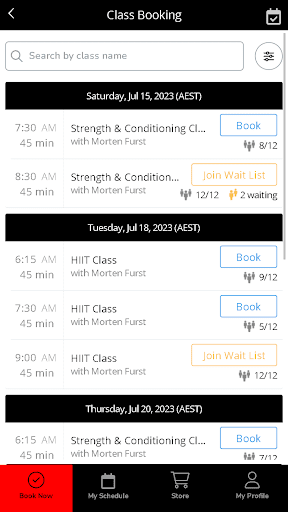 Android application KDV Sport PTY LTD screenshort
