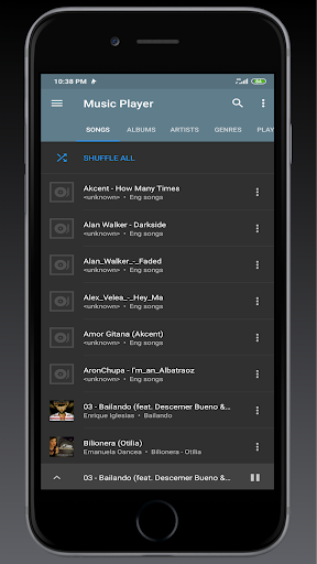 Music Player & Audio Player Screen 3