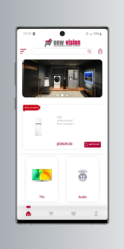 Android application New Vision screenshort
