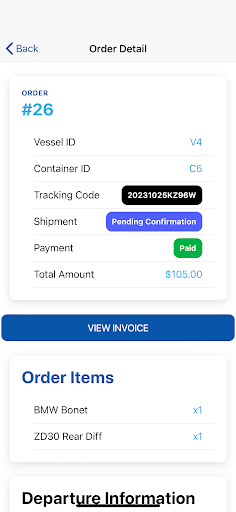 USERVE Logistics Screen 3