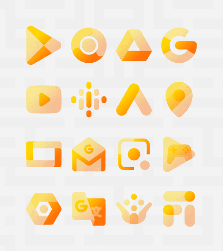 Screenshot of Himawari Yellow - Icon Pack