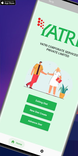 Yatris Diet Management Screen 2