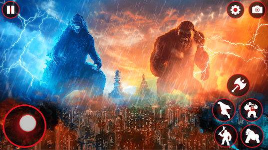 Godzilla-Spiel gegen King Kong
