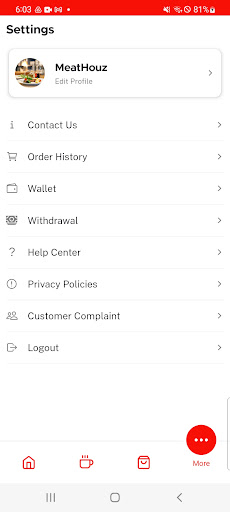 MeatHouz Vendor Screen 2
