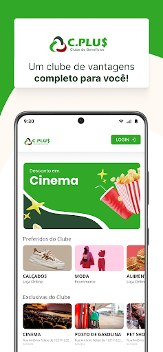 Android application Clube CPlus screenshort