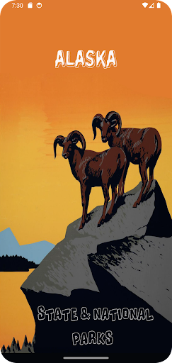 Android application Alaska State & National Parks screenshort