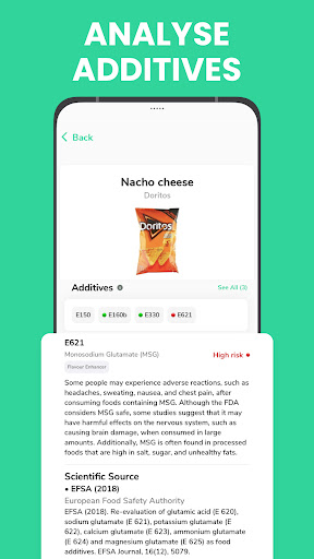 Screenshot of PureCheck: Scan Food, Cosmetic