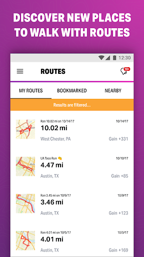 Entrada trabajo Tentáculo Walk with Map My Walk - Apps on Google Play