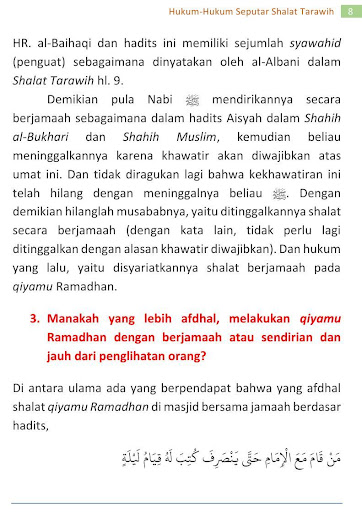 Hukum-Hukum Seputar Shalat Tarawih - Pdf