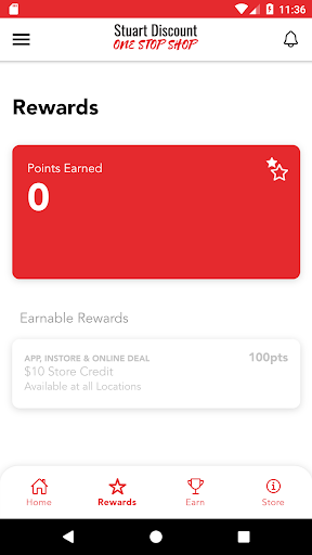 Android application Stuart Discount Shop screenshort