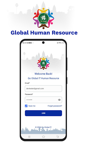 Android application Global Human Resource screenshort