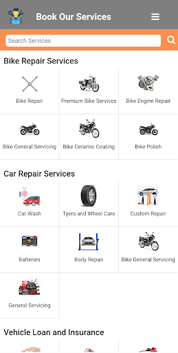 Android application Mechanic Plus Demo App - CSITS screenshort