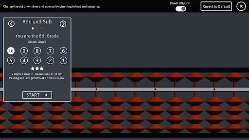 Screenshot of Abacus Exercise
