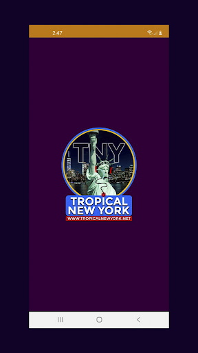 Android application Tropical New York radio screenshort