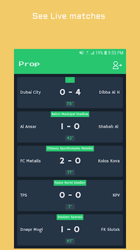 Android application Prop screenshort