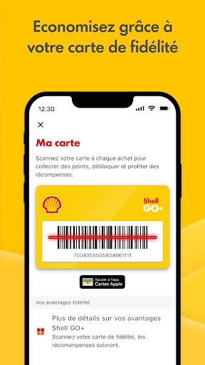 Shell – plein, charge, épargne Capture d'Écran de l'Application Android 3