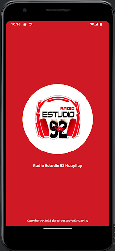 Android application Radio Estudio 92 Huayllay screenshort