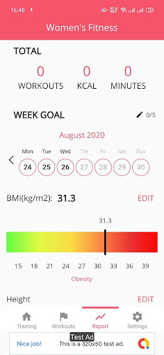 Female Fitness  Lose weight - Woman Workout PRO